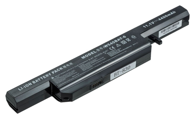 Аккумуляторная батарея Pitatel BT-830 для Clevo W155, W540, W545, W550
