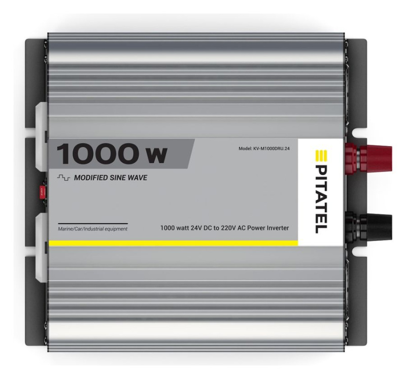 Инвертор Pitatel KV-M1000DRU.24 (24В/220В, модифицированный синус, 1000Вт)