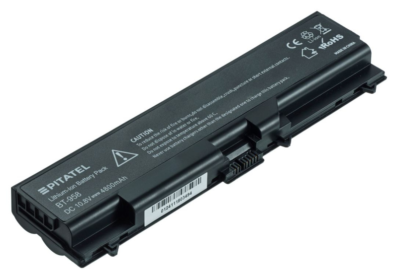 Аккумуляторная батарея Pitatel BT-958 для ноутбуков Lenovo ThinkPad SL410, SL510, T410, T510, W510, E40, E50, Edge 14, 15