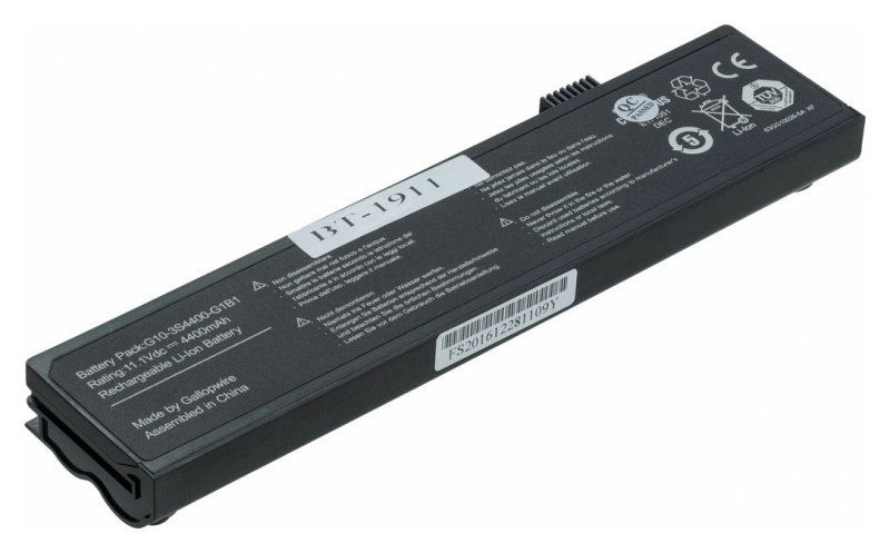 Аккумуляторная батарея Pitatel BT-1911 для ноутбуков Advent 4213, G10, ECS G10, TCL T10, Gericom A1, Q10