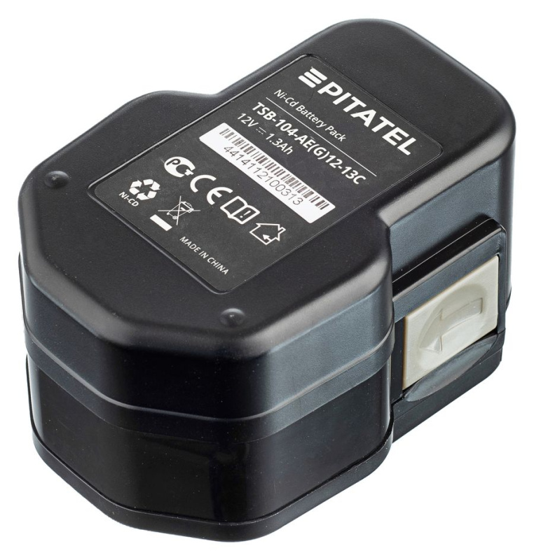 Аккумуляторная батарея Pitatel TSB-104-AE(G)12-13C (AEG p/n: B12, BF12, BX12, BXS12, bxl12, MXS12, MX12), Ni-Cd 12V 1.3Ah