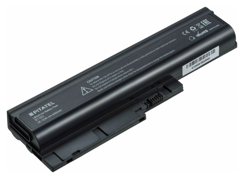 Аккумуляторная батарея Pitatel BT-523 для ноутбуков Lenovo, IBM ThinkPad T60, T61, R60, R61 (15"), T500, R500, W500, SL300, SL400, SL500