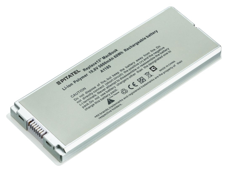 Аккумуляторная батарея Pitatel BT-876WP для ноутбуков Apple MacBook 13.3" (A1185)