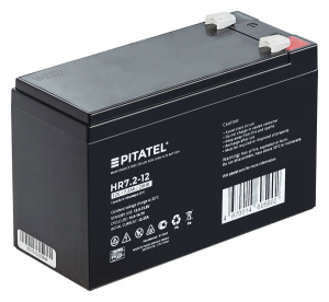 аккумулятор pitatel hr7.2-12, 12v 7.2ah