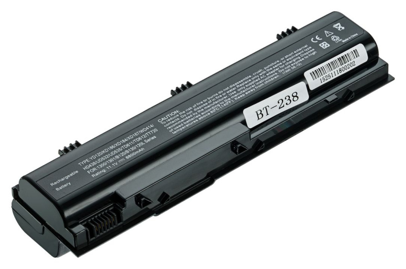 Аккумуляторная батарея Pitatel BT-238 для ноутбуков Dell Inspiron 1300, B120, B130, Latitude 120L