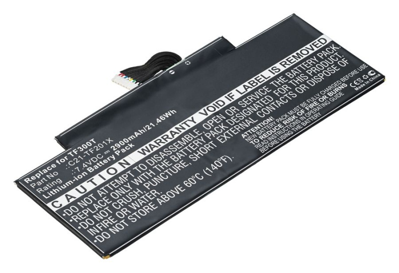 Аккумуляторная батарея TPB-015 для Asus Eee Pad Transformer TF300, TF300T, TF300TG, 2900mAh