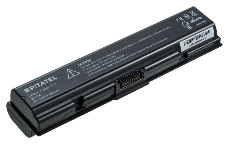 Аккумуляторная батарея Pitatel BT-768 для ноутбуков Toshiba Satellite A200, A300, L300, L500