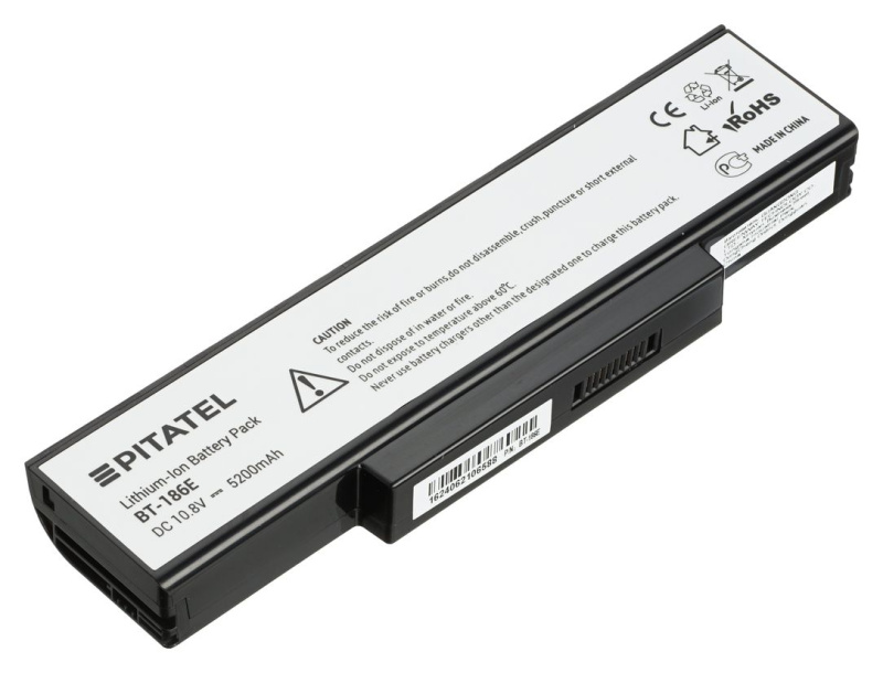 Аккумуляторная батарея Pitatel BT-186E для ноутбуков Asus K72, K73, N71, N73, A72, A73, X7, X73, X77, PRO72, PRO78