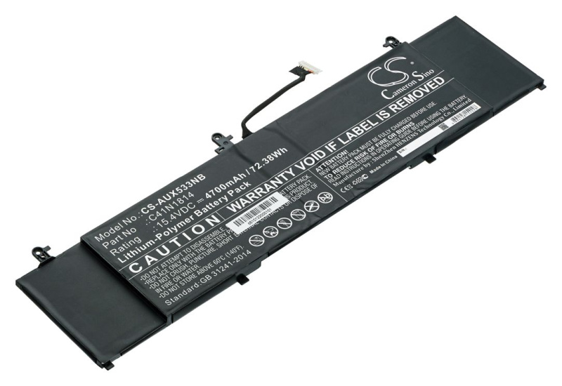 Аккумуляторная батарея Pitatel BT-1542 для Asus ZenBook 15 UX533FD, ZenBook 15 UX533