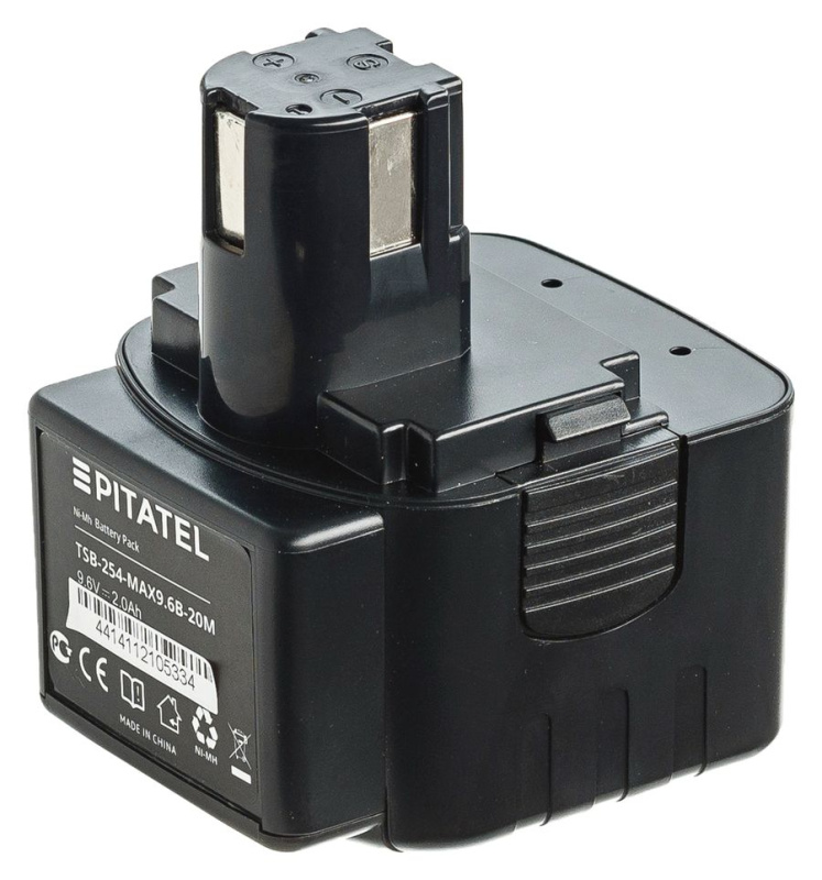 Аккумуляторная батарея Pitatel TSB-254-MAX9.6B-20M  (MAX p/n: JP409, JP409GD), Ni-Mh 2.0Ah 9.6V