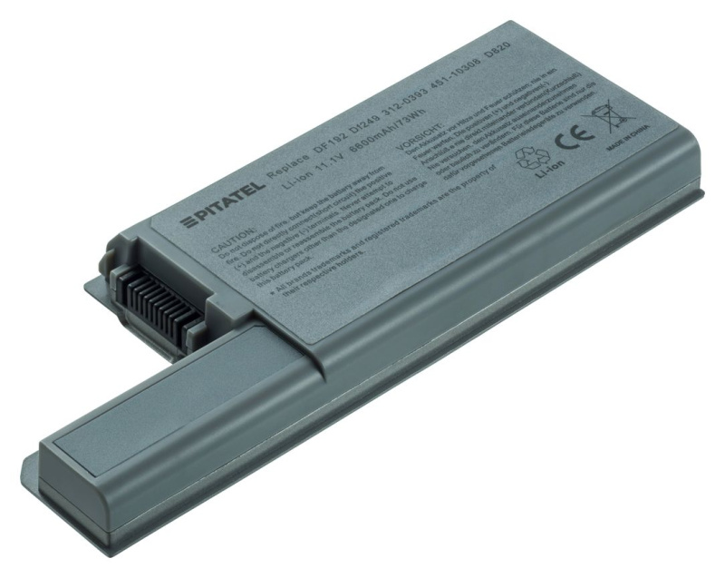 Аккумуляторная батарея Pitatel BT-281 для ноутбуков Dell Latitude D820, D830, D531, Precision M65