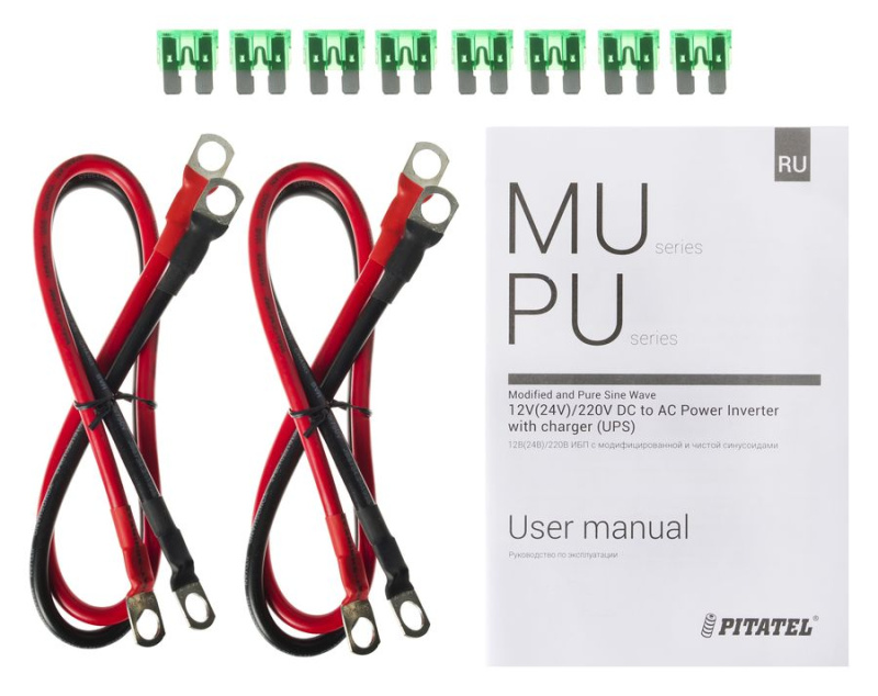 Инвертор / ИБП Pitatel KV-MU2000.12 (12В/220В, модифицированный синус, ИБП, 2000Вт)