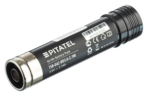 аккумуляторная батарея pitatel tsb-042-bd3.6-2.1m (black&decker p/n: vp100, vp110, 151995-03, 383900-03, 387854-00, 00911271000, 11271, 900.112710), n-mh 3.6v 2.1ah