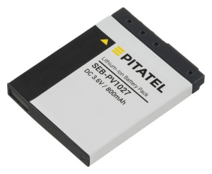 аккумулятор pitatel seb-pv1027 для sony cyber-shot dsc-g3t2, t70, t75, t77, t90, 750mah