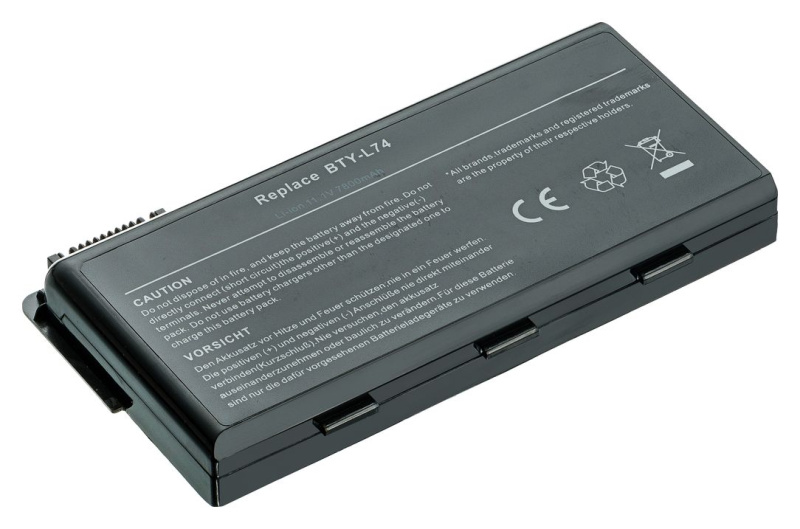 Аккумуляторная батарея Pitatel BT-1913 для ноутбуков MSI A5000, A6000, CR600, CR610, CR700, CX600