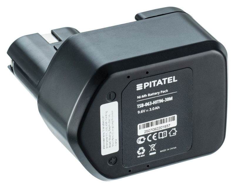 Аккумуляторная батарея Pitatel TSB-063-HIT96-30M HITACHI p/n: EB9, EB914, EB924, EB926H), Ni-Mh 3.0Ah 9.6V
