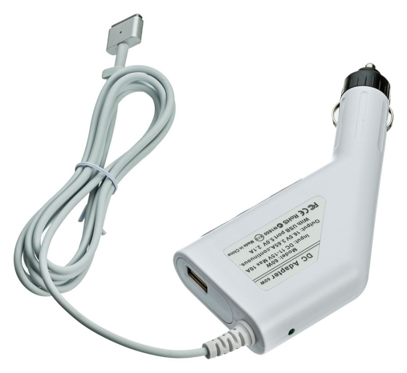 Автоадаптер Pitatel ADC-B02 для ноутбуков Apple 16.5V 3.65A (Magsafe T)