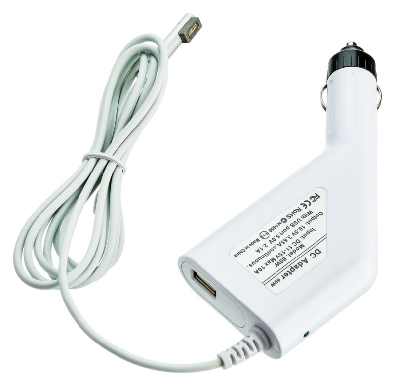 Автоадаптер Pitatel ADC-B26 для ноутбуков Apple 16.5V 3.65A (Magsafe L)