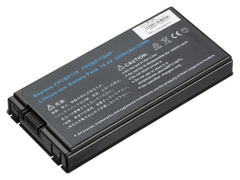 Аккумуляторная батарея Pitatel BT-351 для ноутбуков Fujitsu Siemens LifeBook N3400, N3410, N3430, T4010