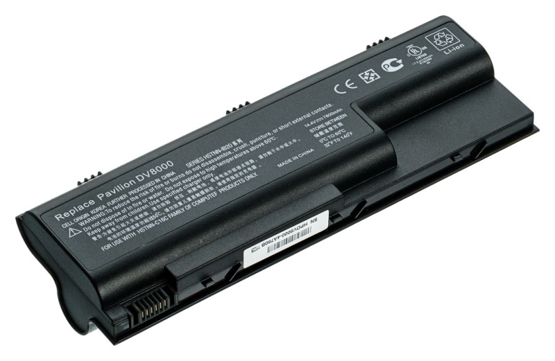Аккумуляторная батарея Pitatel BT-498 для ноутбуков HP Pavilion dv8000, dv8100, dv8200, dv8300