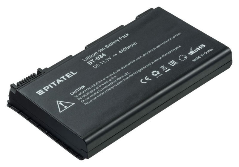Аккумуляторная батарея Pitatel BT-034 для ноутбуков Acer Acer TravelMate 5310, 5320, 5520, 5720, 7520, 7720, 6410, 6460, Extensa 5210, 5220, 5620