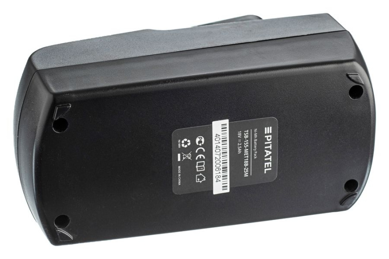 Аккумуляторная батарея Pitatel TSB-155-MET18B-25M (METABO p/n: 6.25484, TL2486R.20Q), Ni-Mh 18V 2.5Ah