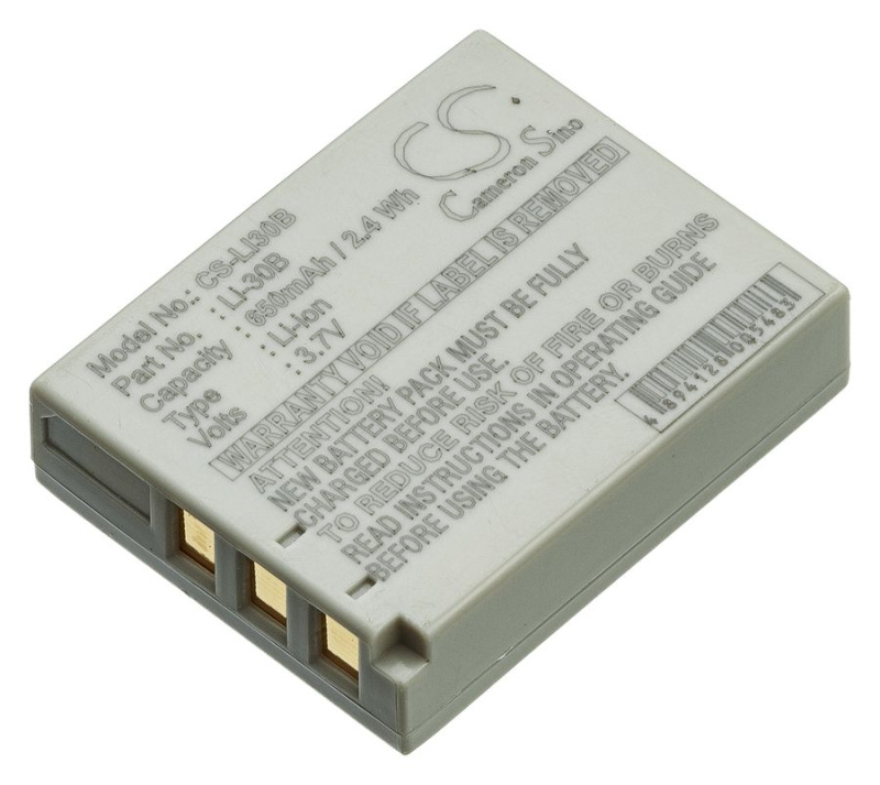 Аккумулятор Pitatel SEB-PV601 для Olympus µ (mju) mini Digital, Digital S, 650mAh