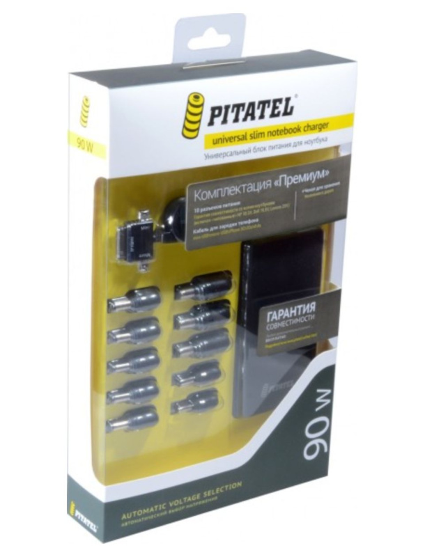 Универсальный блок питания Pitatel ADU-90.2ASU (9.5-24V, 90W, USB)