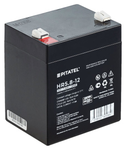 аккумулятор pitatel hr5.8-12, 12v 5.8ah