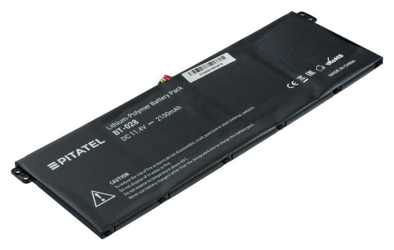 Аккумуляторная батарея Pitatel BT-028 для ноутбуков Acer Aspire ES1-111, ES1-311, ES1-512, Chromebook 11 (CB3-111), (C730), 13 (CB5-311)