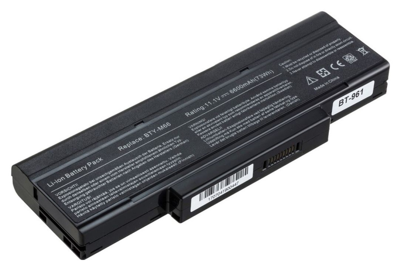 Аккумуляторная батарея Pitatel BT-961 для ноутбуков MSI M660, M662, M655, M670, M673, M675, M677