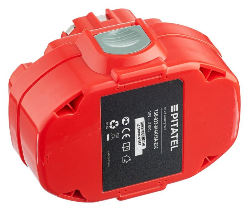 Аккумуляторная батарея Pitatel TSB-033-MAK18A-20C (MAKITA p/n: 1822, 192827-3), Ni-Cd 18V 2.0Ah