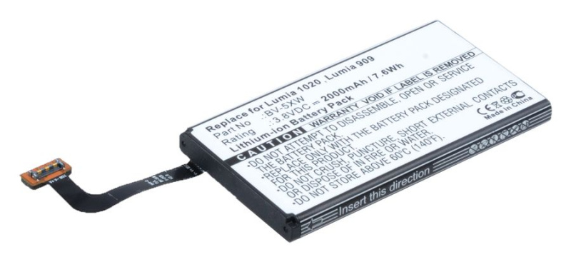 Аккумулятор Pitatel SEB-TP330 для Nokia Lumia 1020, 2000mAh