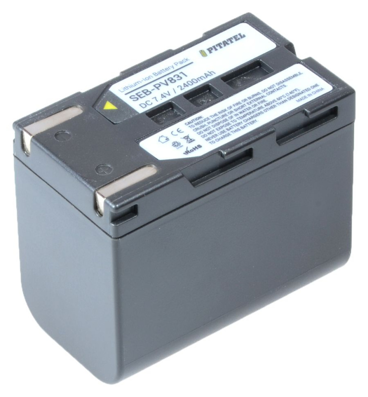 Аккумулятор Pitatel SEB-PV831 для Samsung SC-D, DC, VM-DC, VP-D, VP-DC Series, усиленный, 2400mAh