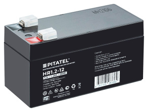 аккумулятор pitatel hr1.2-12, 12v 1.2ah