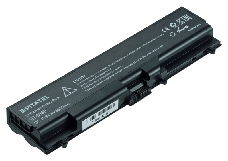 Аккумуляторная батарея Pitatel Pro BT-958P для ноутбуков Lenovo ThinkPad SL410, SL510, T410, T510, W510, E40, E50, Edge 14, 15