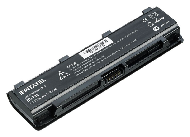 Аккумуляторная батарея Pitatel BT-782 для ноутбуков Toshiba Satellite L800, L805, L830, L835, L840, L845, L850, L855, L870, L875