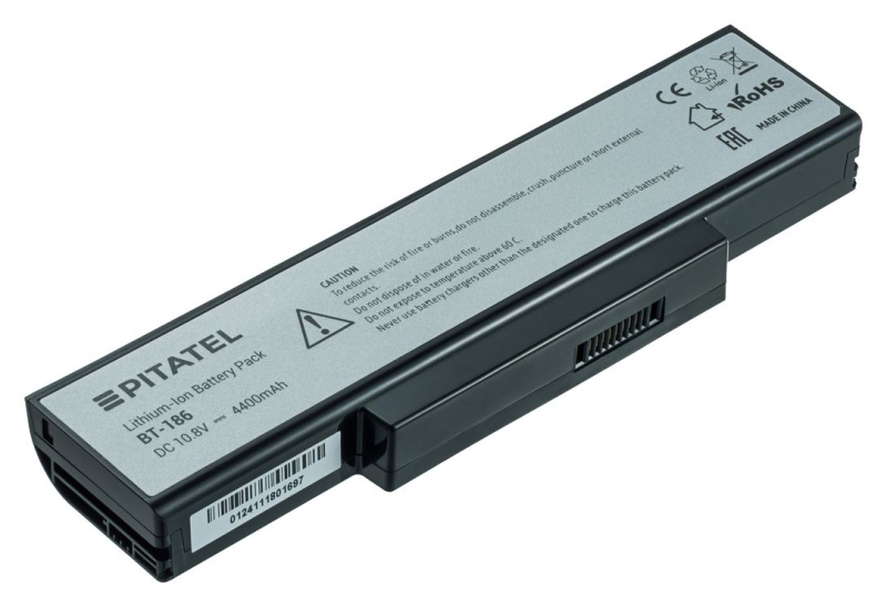 Аккумуляторная батарея Pitatel BT-186 для ноутбуков Asus K72, K73, N71, N73, A72, A73, X7, X73, X77, PRO72, PRO78