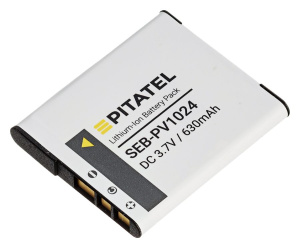 аккумулятор pitatel seb-pv1024 для sony cyber-shot dsc-j, t, tf, tx, wx series, 630mah