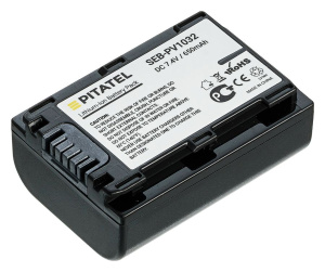 аккумулятор pitatel seb-pv1032 для sony dcr-dvd, hc, sr, sx, dsc, alpha a230, a290, a330, a390, 650mah