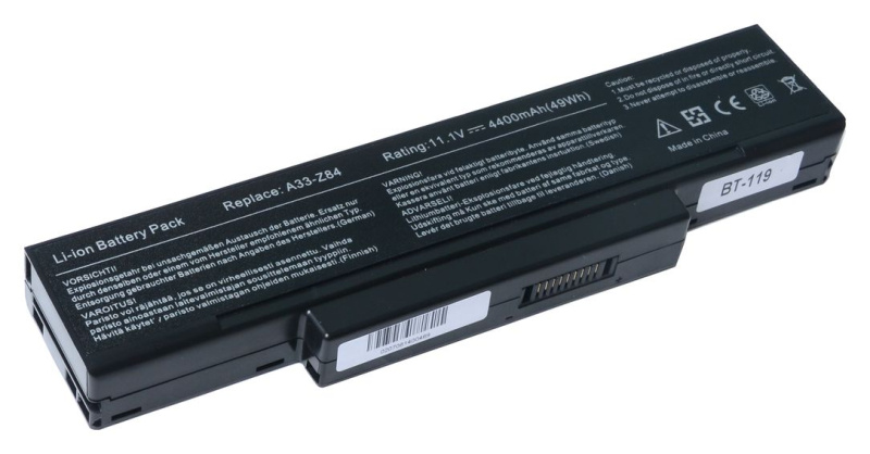 Аккумуляторная батарея Pitatel BT-119 для ноутбуков Asus, MSI, LG, Roverbook