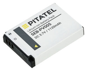 аккумулятор pitatel seb-pv005 для canon digital ixus 800, 850, 860, 870, 90, 900, 950, 960, 970, 980 (nb-5l, nb-5lh)