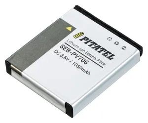 аккумулятор pitatel seb-pv706 для leica c-lux 2, panasonic hm, sdr-s, sw series, 1050mah