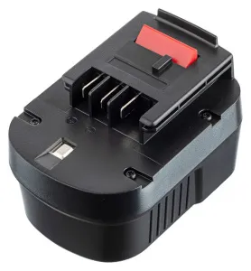 аккумуляторная батарея pitatel tsb-018-bd12b-15c (black&decker p/n: a12, a12ex, a12-xj, fs120b, fsb12, hpb12, 912b.h), ni-cd 12v 1.5ah